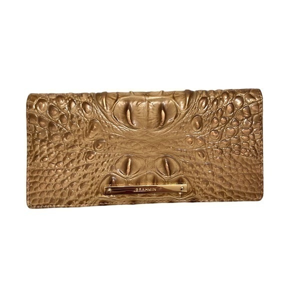 Brahmin Handbags - Brahmin copper brown gold ady wallet